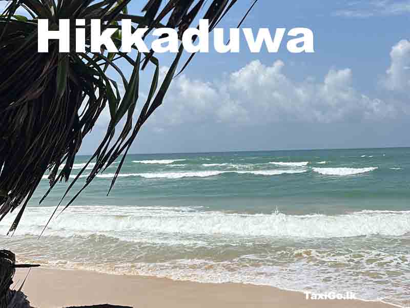 Coral reef beach at Hikkaduwa, Sri Lanka