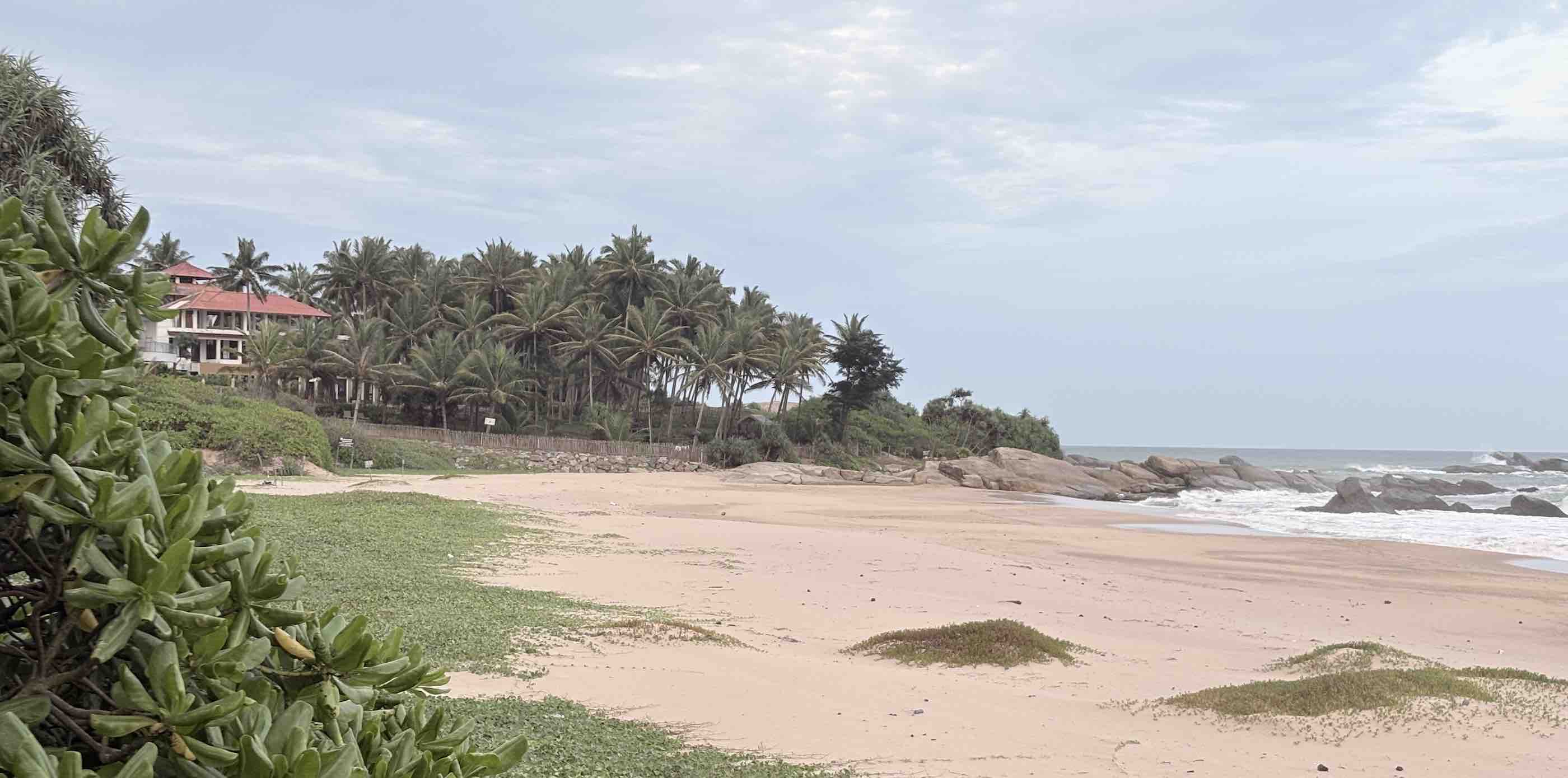 Quiet beach near Tangalle on Sri Lanka's south coast